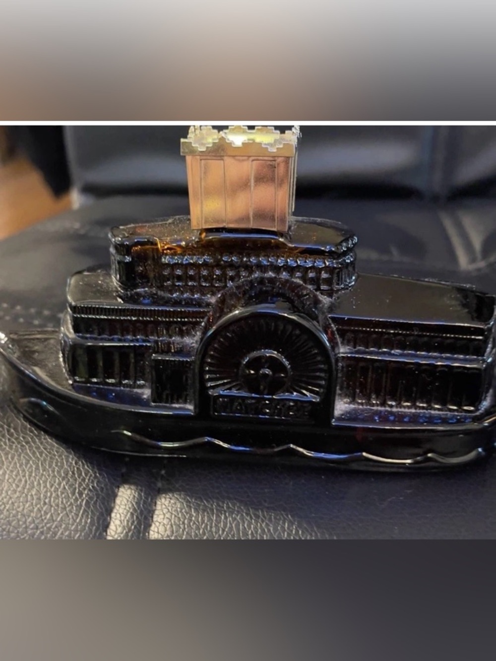 Vintage AVON Side Wheeler Riverboat Natchez Decanter Bottle After Shave